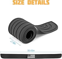 Vista 2 de Protector de parachoques trasero de automóvil, tira de protección antiarañazos, protección antideslizante para maletero de carga, accesorios