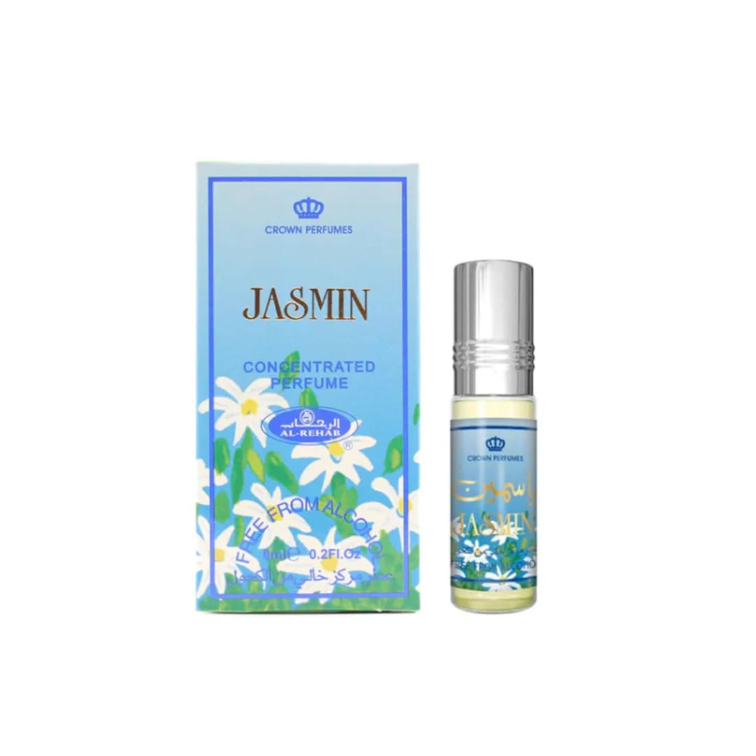 Jasmin Al Rehab 6ml Attar Oil Perfume Fragrance Roll On Alcohol Free