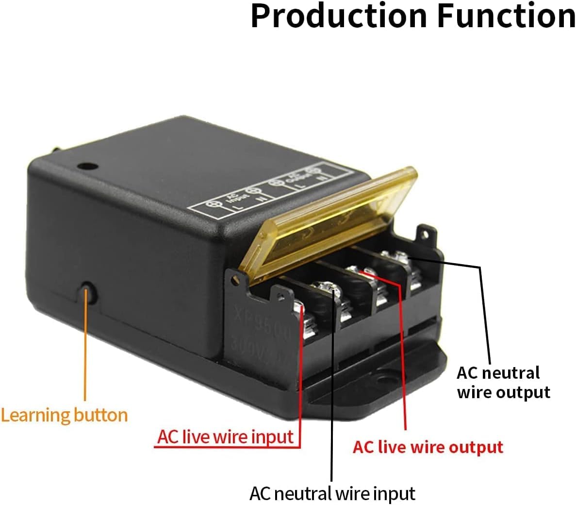 QIACHIP Interruptor de Control Remoto inalámbrico Control de Radio 433 MHz AC 220V 240V 30A Controlador de relé con 4 transmisores, para Bomba de luz, electrodomésticos