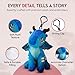 Tui T. Sutherland's - Wings of Fire Dragon Plush Danglers - Tsunami & Mystery Dragon Combo Box - Soft Stuffed Animal Dangler Toy - Collectible Dragon Plushies for Kids - 2 Dragons Per Box