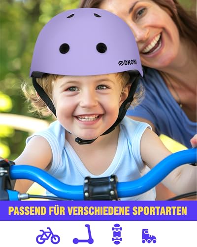 Casco de bicicleta infantil con diseño ajustable multideporte de alta protección 3