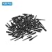 PATIKIL Plastic Dart Tips, 120 Pack 2BA Thread Soft Dart Tips Replacement Plastic Tip Soft Tip Dart Accessories, Black