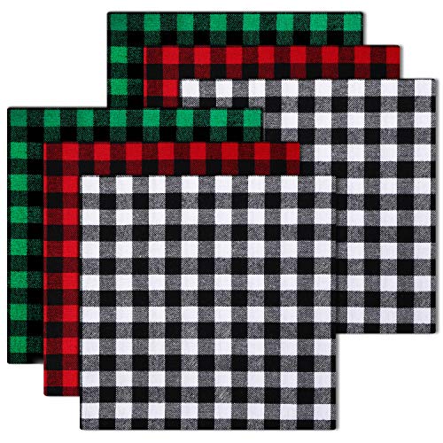 Carré noir et blanc tissu de patchwork de couture à carreaux en coton supérieur pour décoration