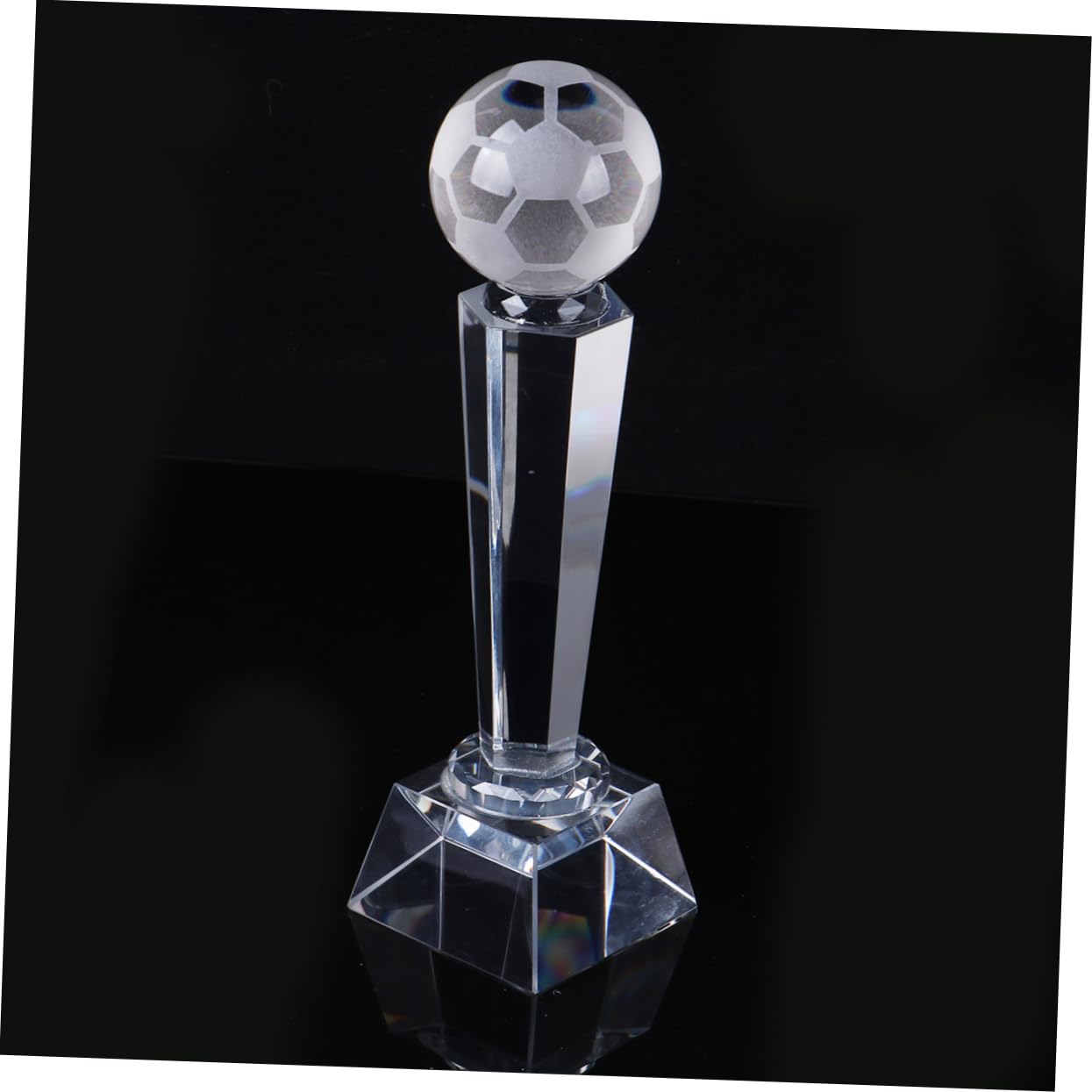 TOYANDONA Fußball Trophäe Kristalltrophäe Preistrophäenpokal Pokaltrophäen Kindersporttrophäe Für Turniere Und Preisverleihungen