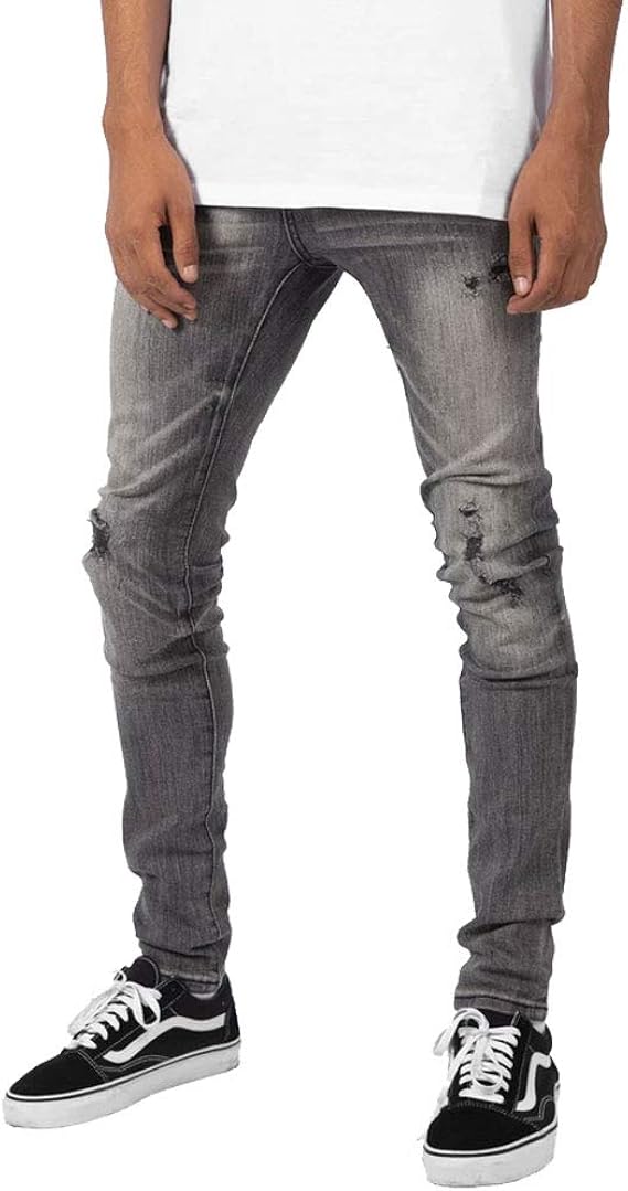 Amazon ミニマル デニム スキニーパンツ メンズ Mnml 38inch グレー Mnml048 ジーンズ 通販