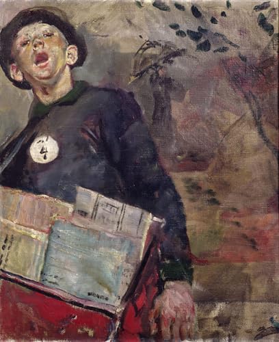 Tableau toile Christian Krohg Le Journalier 60x90cm pour decoration murale