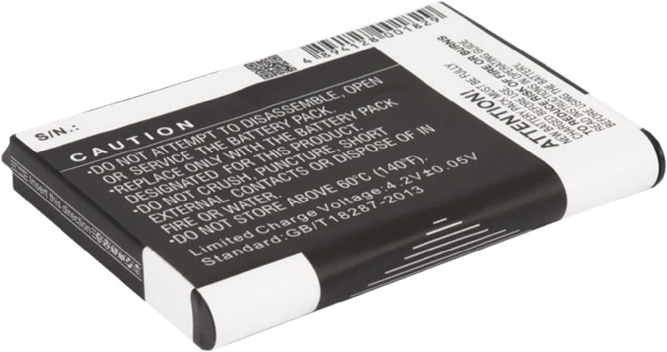 VINTRONS 1250mAh Battery for Fujitsu Loox 400, Loox N520c, Loox N520p, Loox N560c,