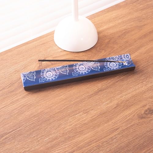 Incense Holder for Sticks, Ceramic Incense Burner with Ash Catcher, Aesthetic Decor for Home, Room & Office, Unique Gifts for Housewarming Yoga, Meditation & Spa — view 4