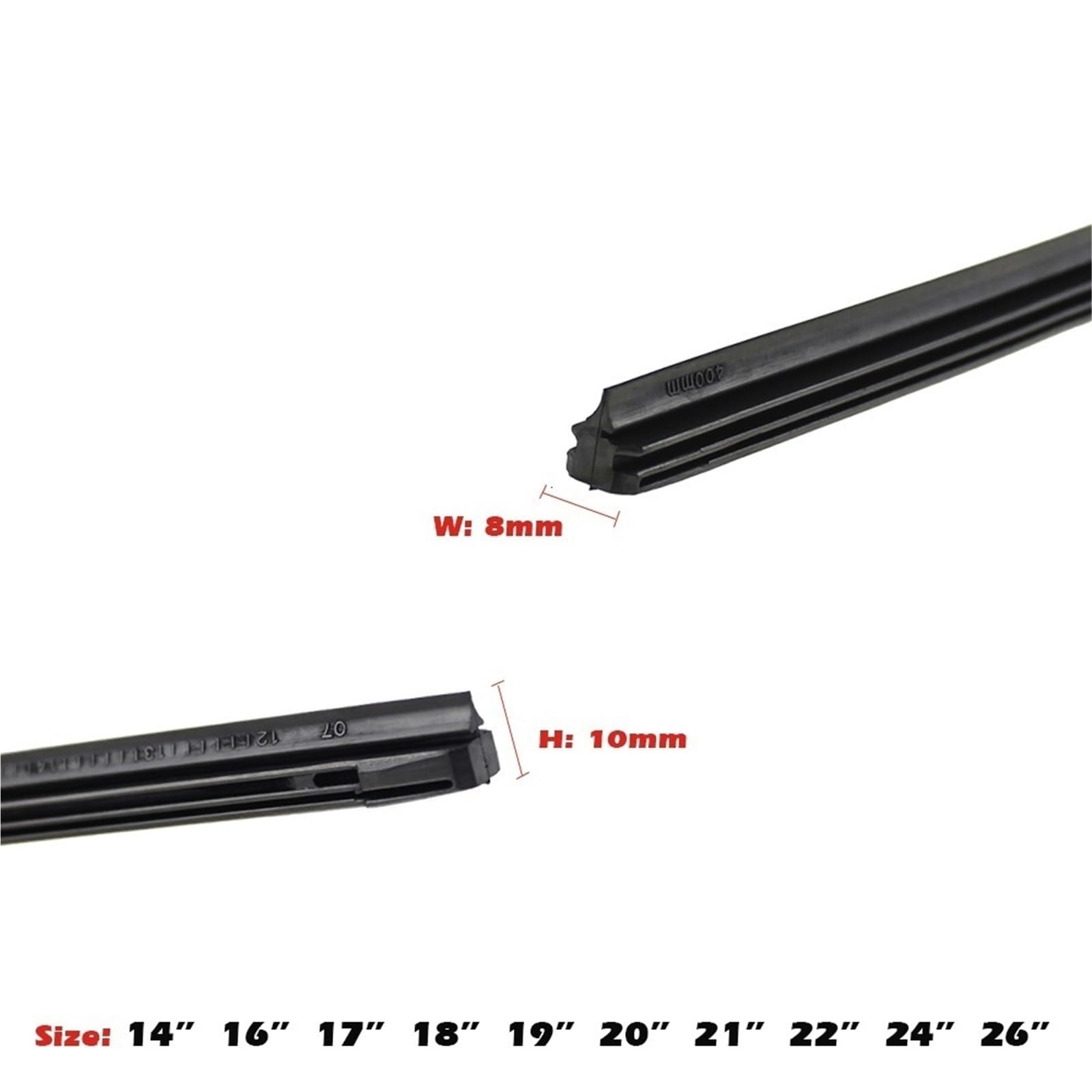 Wycieraczki samochodowe Pióra Wycieraczek Przedniej Szyby Auto All Seasons(1pcs 18inch 450mm)