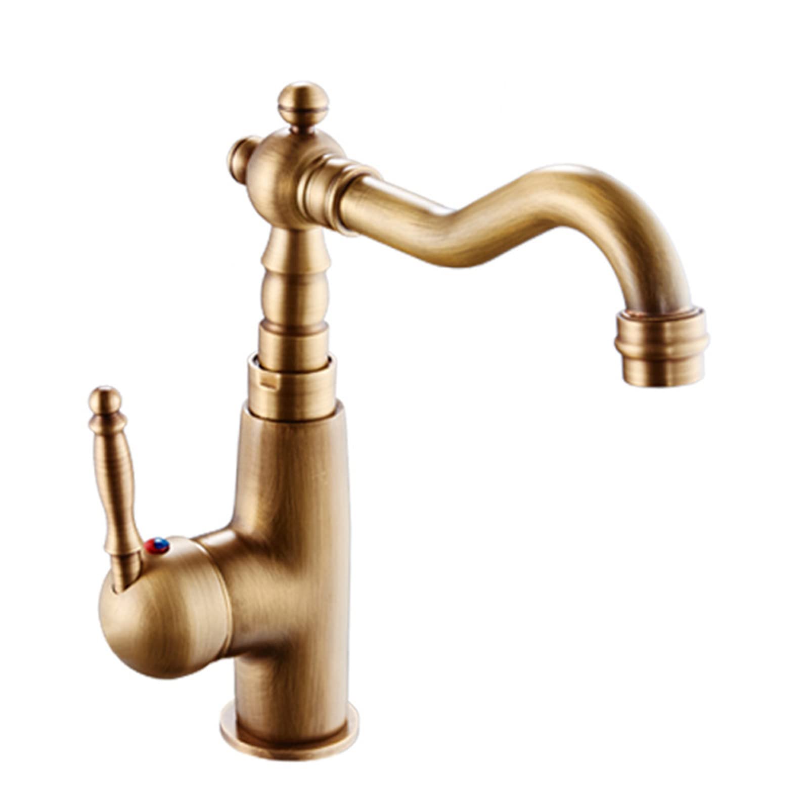 Robinet de cuisine en laiton antique pour remplacer un vieux mitigeur qui fuit