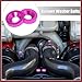 HEROFFIX 30pcs Bumper Mudguard Washer Bolts M6x1.0 Aluminum Alloy Engine Bay Dress Up Screw Pink Vehicle Components Replace Parts