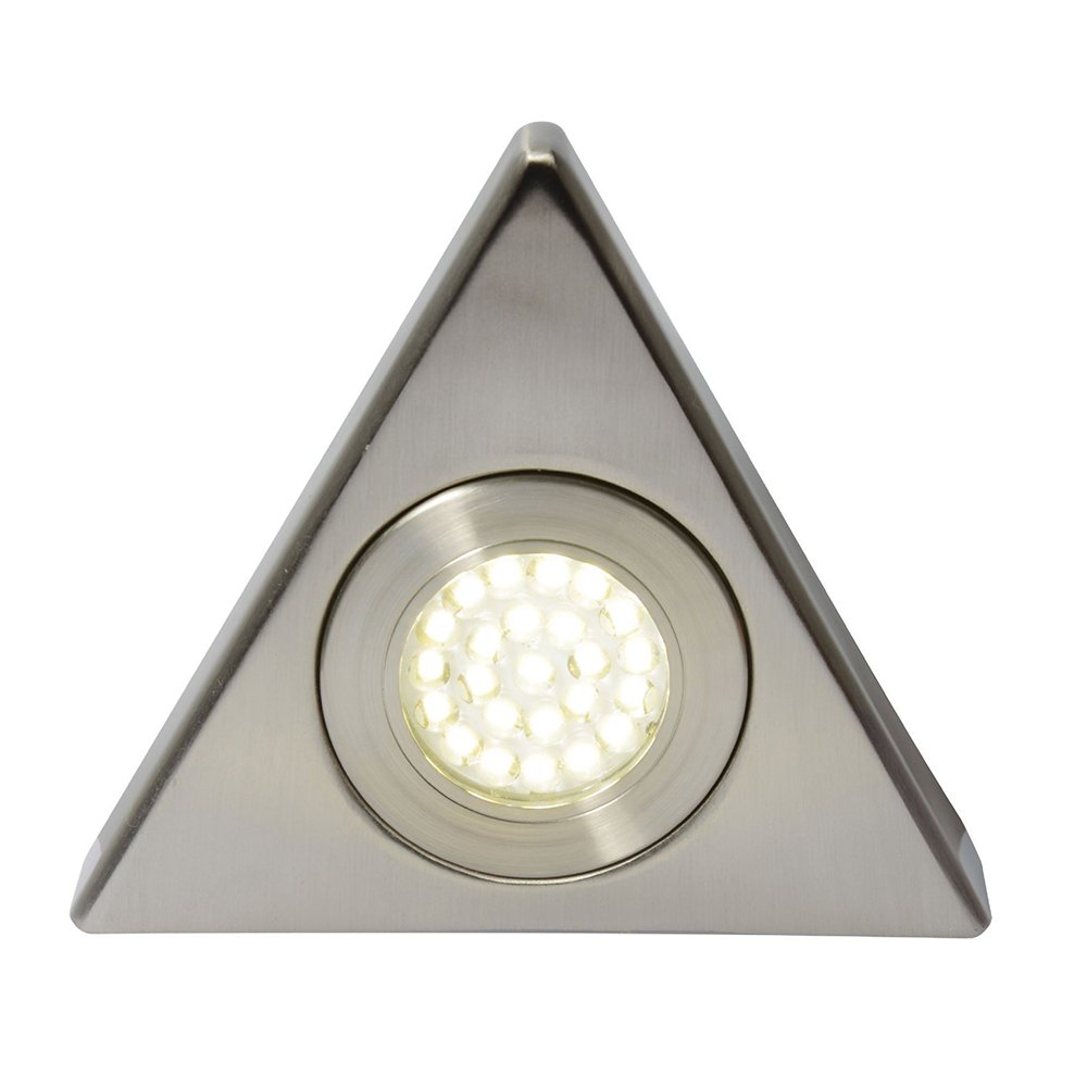 Litecraft Scott Satin Nickel Day Light White Kitchen Led Under Cabinet Light from B&Q