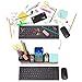 The Original Magnetic Desk Organizer (As Seen On PBS) - Patented Office Supplies Holder with Customizable Trays - Black
