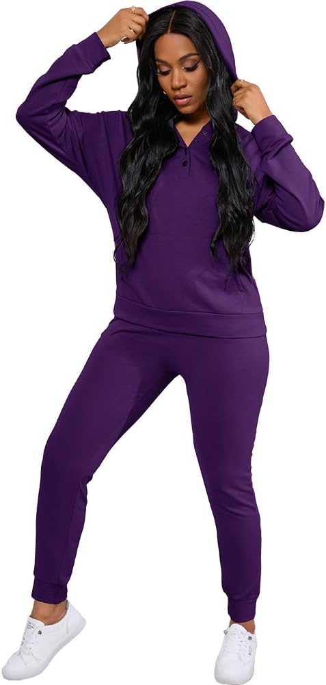 Nimsruc Two Piece Outfits For Women Jogging Suits Casual Sweatsuits Jogger - Image 2