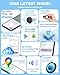 Air Tags for Android,Air Tags-4 Pack Android,2 Year Battery Life,Air Tracker Tags with 4 Case,Google Find Trackers for Google'S Find Hub App,IP65 Waterproof Luggage Tracker for Keys