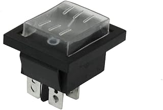 New Lon0167 15/30A 250V AC Double Pole Single Throw DPST Rocker Switch(15 / 30A 220V AC Zweipoliger Single Throw DPST Wippschalter
