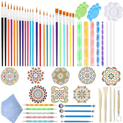 Outils de pointage mandala Fycooler pour vos ateliers de peinture sur galets
