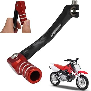 JFG Racing CNC Folding Gear Shifter for CRF50 XR50 Pit Dirt Bikes 50-125cc - Red Universal Shift Lever Pedal