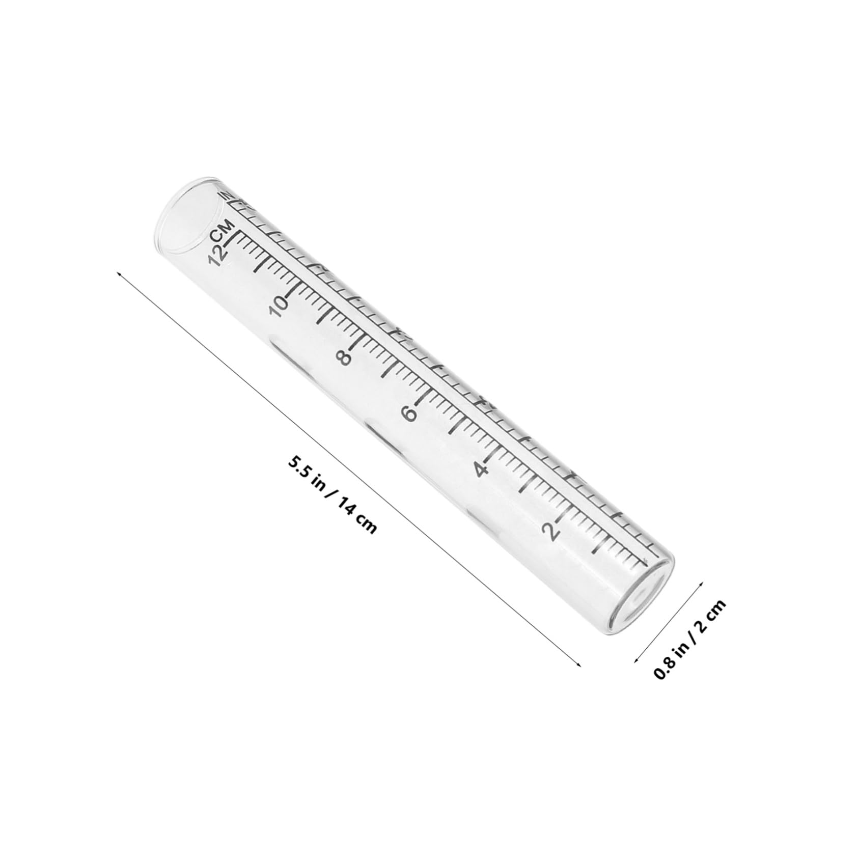 Hemoton Gauge with Stainless Steel Mounting Bracket for Accurate Outdoor Rainfall Measurement Garden and Patio Durable Measuring Tube Tool
