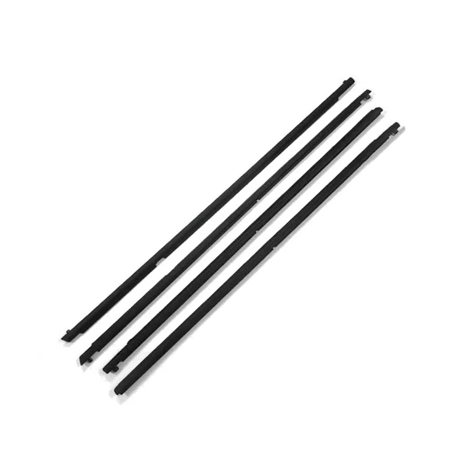 Spamfafghq One Color 4Pcs Window Weatherstrip For Mazda 3 2004-2009 Outer Glass Sealing Belts Trim Strips Windows Waterproof