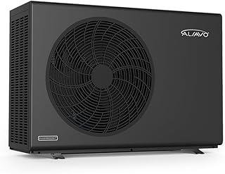 Pompe À Chaleur Air-Eau Monobloc HEAT R32 10 kW, Monophasé avec Einzelventilator, A+++ Efficacité Énergétique, Pour Chauffage Et Eau Chaude