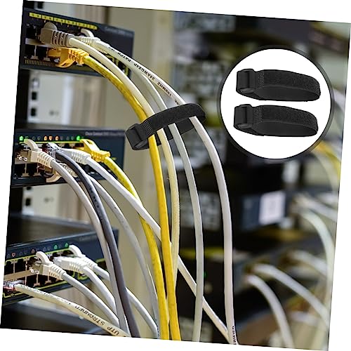 Angoily 36 piezas correas reutilizables para fijar cables, correas para gestión de cables bajo escritorio, organizador de cables miniatura 5