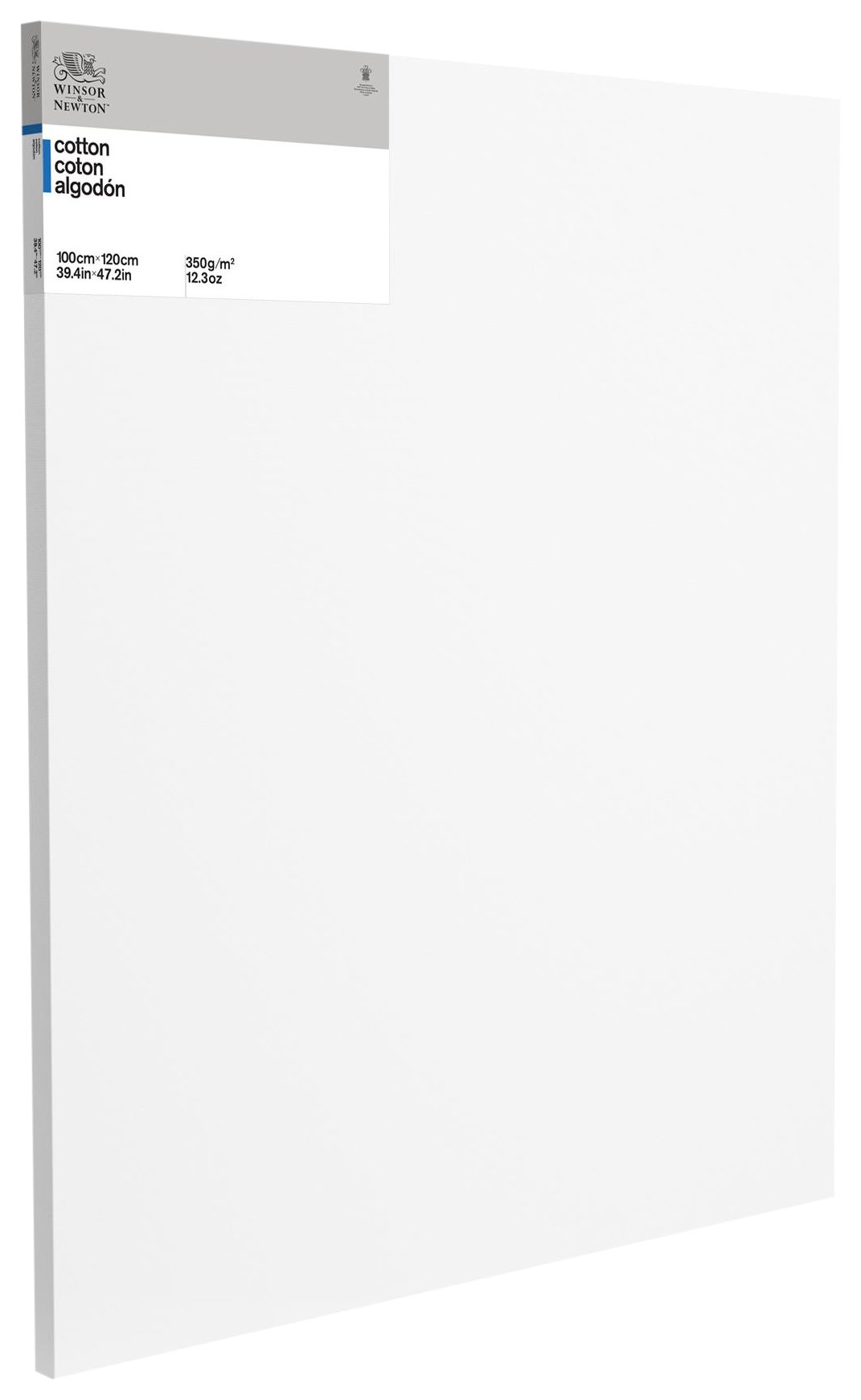 Winsor & Newton 6201126 - Keilrahmen " Classic " 3-fach grundiert 350 g/m², Leistendicke 35 mm, Baumwolle - Deep Edge - 100 x 120 cm