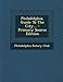 Produktbild Philadelphia, Guide to the City... - Primary Source Edition