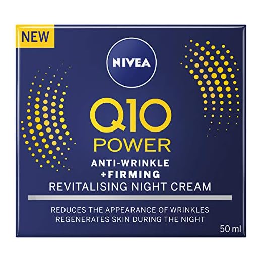 Nivea Q10 Plus Anti-Wrinkle Face Night Cream, 50 ml, Pack of 3