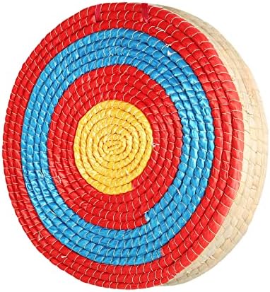HYBDAMAI Archery Targets Traditional Solid Straw Round Archery Target, Arrow Target for Recurve Bow Longbow or Compound Bow, for Kids Youth Adult Archery Hunting Backyard Practice