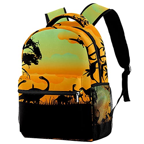 Sac à dos école primaire dinosaure cartable garçon grand volume A4