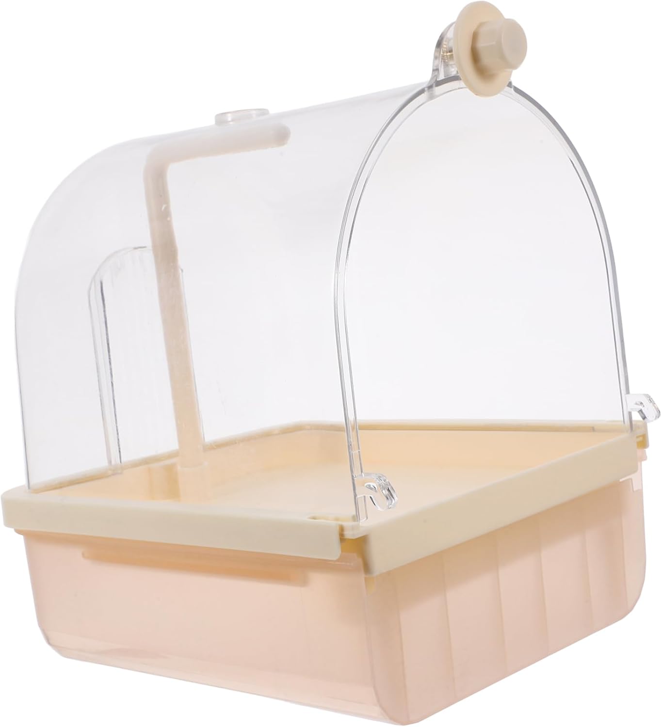 YARNOW Parrot Automatic Bathtub with Shower Head Stylish Bird Bath for Indoor Use for Birds Like Cockatiels Parakeets and Lovebirds