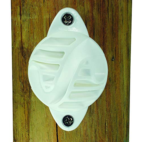 Field Guardian Wood Post - Clavo sobre aislador - Isoline - Polyrope - Blanco - 100/pk Cover