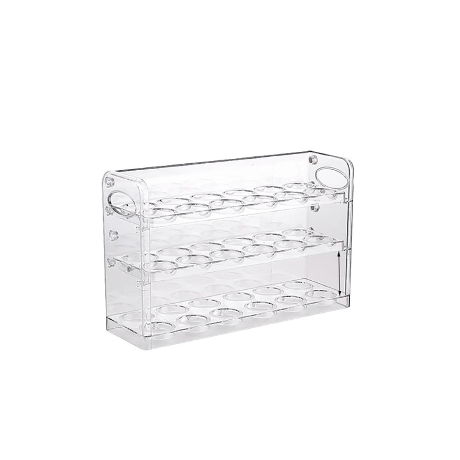 Caja de Almacenamiento de Huevos de Tres Capas,Soporte para Huevos para refrigerador,Almacenamiento de Huevos para encimera,Organizador de Huevos,Dispensador de Huevos para refrigerador