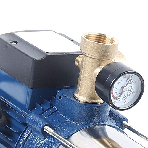 2200 W centrifugaalpomp tuinpomp - roestvrij staal centrifugaalpomp, huiswatervoorziening, tuinpomp, aansluitdoos met schakelaar en netaansluiting (9600 l/u, 2850 tpm, IP44) - Image 6