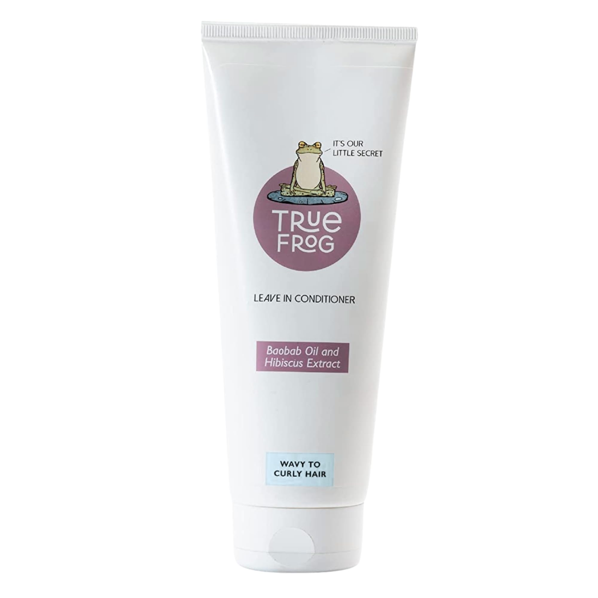 TRue FRoG Leave-in Conditioner for Curly, Wavy, Dry and Frizzy hair with Baobab oil and Hibiscus Extracts, Silicone, Phthalate & Paraben Free - 200 gm