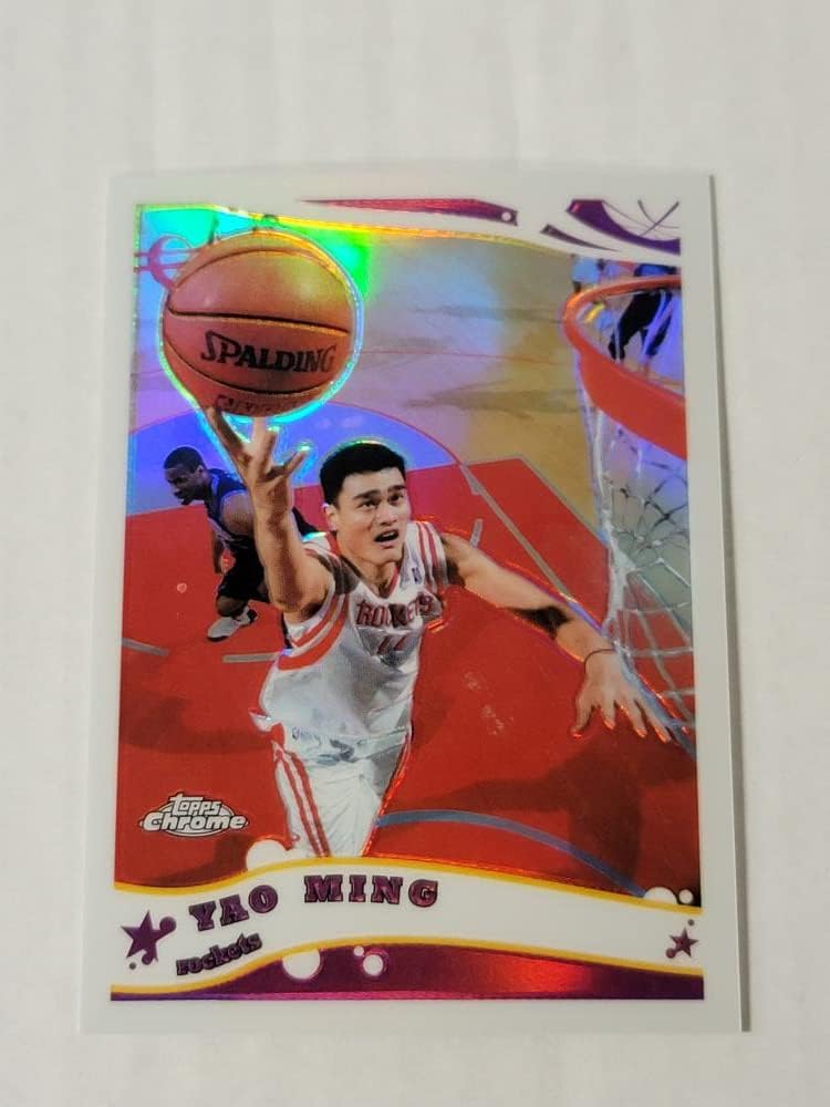 Basketball NBA 2005-06 Topps Chrome Refractors #8 Yao Ming NM Near Mint #654/999
