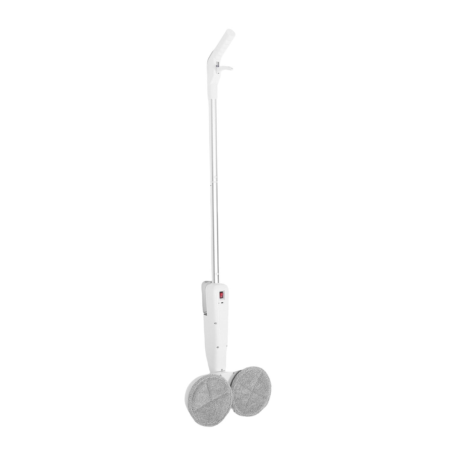 Lavapavimenti Elettrico USB con Getto D'acqua Leggero, Grande Serbatoio Dell'acqua per la Pulizia della Cucina, Acciaio Inossidabile Bianco