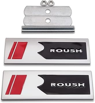 Metal Car Front Grille Emblem + 3D Trunk Lid Badge Racing Sport Sticker Turbo Decal Replacement Gray