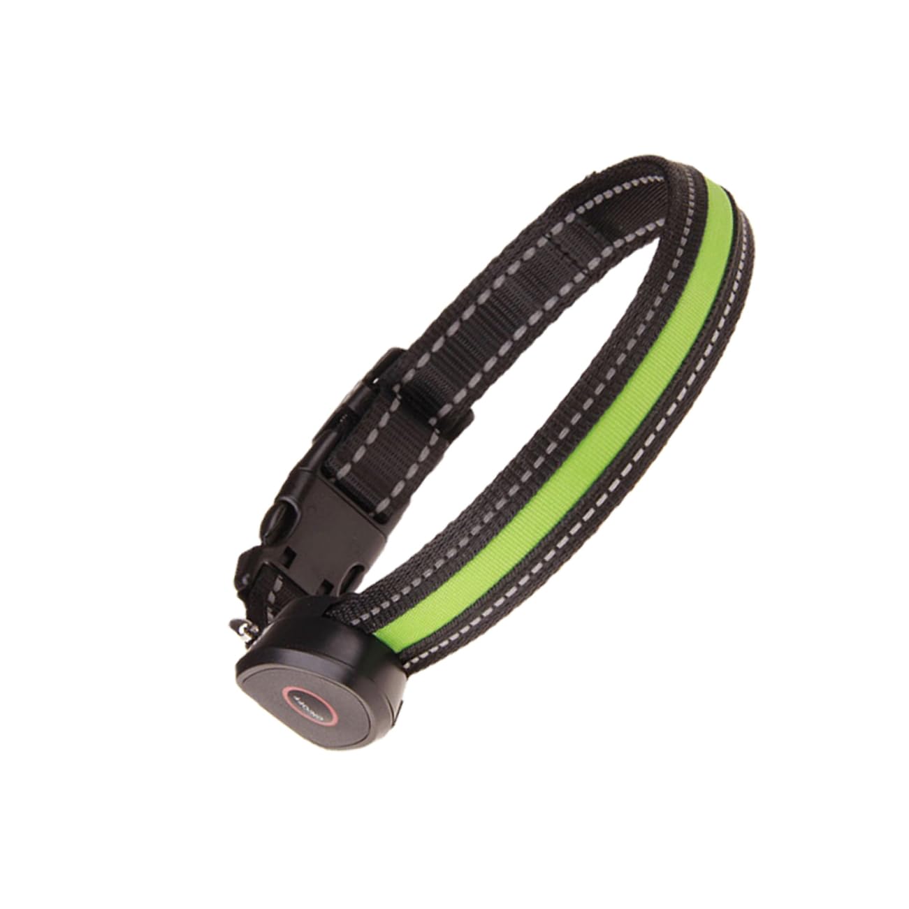 INOOMP 3 Piezas Collar Intermitente para Mascotas iluminar Collares para Perros Llevado Circular USB Cuello Iluminado con luz de Flash Anillo de Cadena