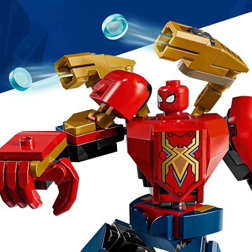 Image of LEGO ǀ Marvel Mech Battle: Spider-Man vs. Doc Ock - Super Hero Building Toy with 2 Mechs - 76338