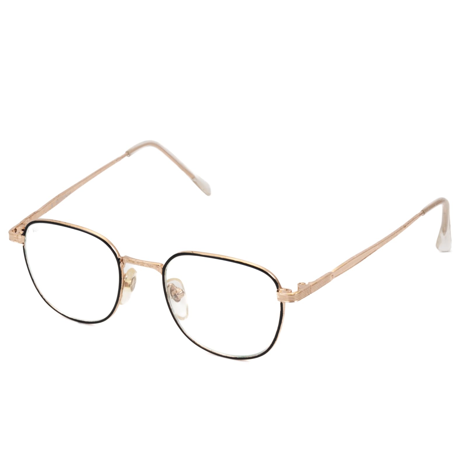 KISS BREAKING BAD Eyeglasses Men Women Celebrity – Slim Metal Frame with Engraved Details – Clear or Blue Light Filter Lenses