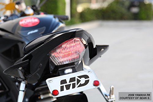 Integrated Sequential Led Tail Lights Clear For 2008-2016 Yamaha Yzf R6 #TOP4