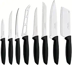 Jogo de Facas 8 Peças Plenos TRAMONTINA CUTELARIA Preto