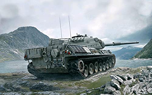 QIXIAOCYB XSuper Leopard 1 Militärtank WW2 1145 stücke Hauptschlacht Armee Tank Bausteine DIY Bau Set für Kinder… – Bild 7