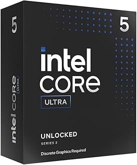 Intel Core Ultra 5 Desktop Processor 245KF - 14 cores (6 P-cores + 8 E-cores) up to 5.2 GHz