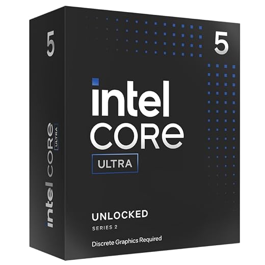 Processador Intel Core Ultra 5-245KF Arrow Lake (LGA 1851/14 Cores / 14 Threads / 4.2 GHz (5.2 GHz Turbo) / 24MB Cache) **S/Cooler S/Vídeo