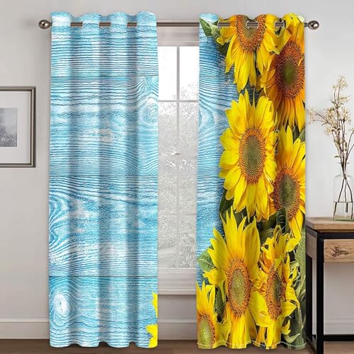 Cortinas de oficina de dos paneles lavables para ventanas medianas 3