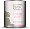 MjAMjAM - premium wet food for cats - juicy chicken and wild salmon, pack of 6 6 x 800 g, grain-free with extra meat