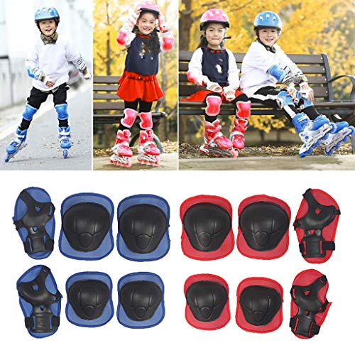 12Pcs Kids Cotovelo Joelho Pulso Guarda Protetora Almofadas De Segurança Artes De Skate